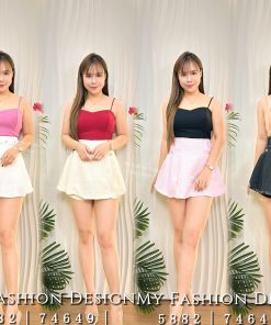 爆款新品🔥高品质高腰小香裤裙 RM62 Only🌸（1-D1）